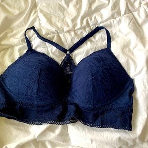 Navy blue bra